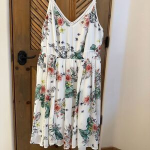 Torrid white floral summer dress 2